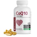 Bronson CoQ10 100 MG Korkeatehoinen solutuotanto, 60 kasvissyöjäkapselia