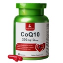 JulyDeer CoQ10 200mg E-vitamiini 20 mg, korkea imeytyminen Antioksidantti Coenzyme Q10 tuki sydän, energia, yleinen terveys täydentää 60 kapselia