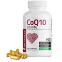 Bronson CoQ10 200 MG High Potency Cellular Energy Production, 60 kasvissyöjäkapselia