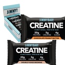 Jimmybar! Creatine Protein Bar - 5g Creatine Monohydraatti + 20g Proteiini - Korkea Proteiini Välipala - Tukee lihasten kasvua, vahvuus & Recovery - Real Food Energy Bar urheilijoille 