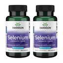 Swanson Selenium (L-Selenometioniini) - Herbal Supplemented Heart Health & Prostate Health - Voi tukea Immuunijärjestelmän & Kilpirauhasen terveys - (300 kapselia, 100 mikrog Each) (2 pakkaus)