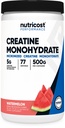 Nutricost Creatine Monohydratpulver (Watermelon, 500 Gram) - Micronized Creatine Supplement - Vegan, Non-GMO, Gluten Free