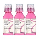 Foster & Thrive Smach Relief Liquid for Pahoinvointi, närästys, ruoansulatushäiriöt, vatsavaivat, ripuli - nopea hoito 5 oireille, ripuli, vismutti subsalisylaatti 525 mg, alkuperäinen, 8 oz (pakkaus 3)