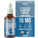 Orgaaninen L-metyylifolaatti 15 mg + metyyli B12 1000 mcg nestetippa-60 tarjoilu