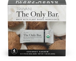 Truvani Plant Based Välipalat Coconut Cashew 4 Pack ... 5g proteiinia... USDA Organic and Vegan...
