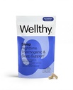 Wellty Night Time Thermogenic - B6-vitamiini, Ashwagandha & Melatoniini - Nighttime Thermogenic naisille - Belly Thermogenic - Natural Weight Loss lisäravinteet naisille, 60ct