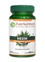 Pure Nutrition Neem Capsules 700mg. (Equivalent to 2600mg Neem Leaf Powder and Bark Powder) Non GMO 