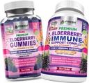 TUOREET TERVETULOA Elderberry Gummies ja Elderberry Immune Support Complex