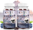 Shilajit Gummies for Men & Women, Shilajit Pure Himalayan Original Multi-Supplement, Shilajit Ashwagandha & High in Trace Minerals & Fulvic Acid for Energy, Strength & Immunity, 60