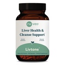 Ruved LivTone - maksanhoito, maksan tuki täydentää naisten ja miesten Amla, Andrographis & Picrorhiza, pillereitä luomuyrtit Natural Detox - 90 kapselia (1 kreivi)