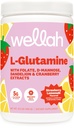 Wellah L-glutamiini Strawberry Lemonade Flavored (50 tarjoilua) - 5g L-glutamiini per tarjoilu, makeutettu Stevian kanssa