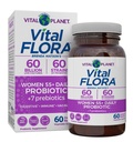 Elinvoimaplaneetta - Vital Flora Women Over 55 Daily Probiootti, 60 miljardia PMY, Diverse Strains, Organic Prebiootit, Vaginal ja Immunosupport, Digestiivinen terveys Probiootit naisille 60 kapselia