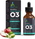 Omega 3 Liquid Vegan Drops - DHA & EPA Algae Oil - 60 ml Dropper Bottle - 2000 mg per tarjoilu - tukee koko kehon hyvinvointi täydentää koko perheen