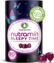 Nutramin Sleepy Time Gummy: Vegaani, sokeriton, luonnollinen melatoniini 5 mg pidempi syvempi uni - Ei Next-Day Grogginess, Non-Habit Muodostaa herkullisia & Drug-free Allergy-Safe Herbal Sleep Gummies
