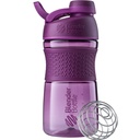 BlenderBottle SportMixer Shaker Bottle Täydellinen proteiini Shakes ja pre harjoitus, 20-Ounce, Plum