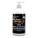 Omegease Fish Oil for Dogs & Cats - Finest for Lemmikkieläimet Omega 3 for Cats & Dogs - Supplement for Skin & Coat, Itching, Sheddding, joints & Immune Health - 100% Pure Omega Fish Oil with EPA & DHA (8 oz)