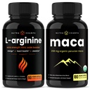 NutraChamps L-arginiinikapselit ja Maca-kapselit 2 Pack Bundle