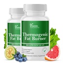 Thermogenic Fat Burner naisille ja miehille - ruokahalua Suppressant laihtuminen - Sisältää Green Tea outset for Bloat Relief - Aineenvaihdunta Booster - pakkaus 2