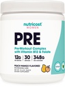 Nutricost Pre-Workout jauhe naisille, persikka mango, 30 tarjoilua