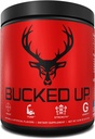 Bucked Up Pre workout 6 Grams Citrullline, 2 Grams Beta Alanine, ja 3 Muut rekisteröidyt tavaramerkin ainesosat (punainen Raz)