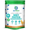 BioTrust Low Carb Lite, 20 Grams of Grass-Fed Whey Protein Isolate, 100 Calories, ProHydrolase Dgestive Enzymes, non-GMO, vapaa soijasta ja gluteenista, rBGH-vapaa (14 tarjoilua) (Orange Cream)