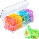 Zoxi Pill Organizer 2 Kertaa päivässä, Viikoittain 7 päivän pilleri Box, Daily Am Pm pilleri Organizer, Matka pilleri tapauksessa lääketieteen, kalaöljyjä, vitamiini, täydentää