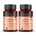 Double Strength Turmeric - Massive 1000 mg x 360 tablettia - 200% enemmän Turmeric ja luonnollinen tasot potent Curcumiini / tabletti - 5 mg Black Pepper uute 300% Lisääntynyt imeytyminen
