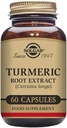 Solgar Standardoitu Turmeerinen juuriuute 400 mg, 60 Vihanneskapselit - Antioksidantti tuki aivojen, Joint, & Immuuni terveys - ei-GMO, Vegan, Gluteeniton, Dairy Free, Kosher - 60 tarjoilua