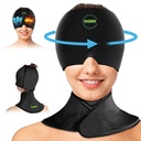 Migraine Relief Cap & Neck Ice Pack Wrap Set - rauhoittava päänsärky Relief Cap ja Olkapää kylmä pakkaus - kuuma ja kylmä pakkaus tuotteita pään ja kohdunkaulan - stressi, krapula & Puffy silmät