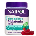 Natrol 10 mg melatoniinia Gummies, aikavapauta unia Gumies aikuisille, Minimoi hereillä, mansikka-Flavored, 55 Count, 55 Day Supply