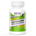 Deva Vegan Glukosamiini MSM & Chondroitin + kurkuma, YMJ, Boswellia, Hyaluronihappo & enemmän, paranneltu muiden kuin eläinten Formula, 90 tablettia