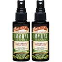 Barlean's 2 Pack Olive Leaf Complex Kurkkuun Spray piparminttu, sitruuna, ja Sage kutina kurkkuun Relief, Immuno tuki täydentää, nestemäinen Blended uute, 1,5 oz