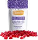SMART LIFE Melatoniini Gummies 5 mg W/Magnesium - 60 Count - Plant Based Vegan Melatoniini Gummies - Mansikka maku uni Gummies - Heart & Bone Health Ravintolisä - Aikuisten Melatoniini Gummies