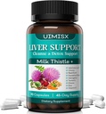 Milk Thistle Supplement - Maksa Detox Cleanse Formula Herbal Liver Tuki Maito Thistle, Voikukan juuri, Artisokka, Turmeric, Astragalus maksan terveys, 90 kapselia