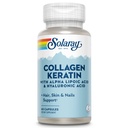 SOLARAY Collagen Keratiini Alfalipoiinihappo ja hyaluronihappo - tyyppi I, II ja III Collagen pillerit - hiukset, iho, kynnet, ja yhteinen terveystuki - 30 tarjoilua, 60 kapselia