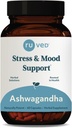 ruved Ashwagandha kapselit - Organic Ashwagandha juuriuute täydentää miehille ja naisille, 500 mg per pilleri lisämunuaisten terveys ja yleinen hyvinvointi - 60 kasvissyöjä Caplets (1 Count)