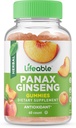 Lifeable Panax Ginseng Supplement ... Great Makeing Ginseng Supplements... Panax Ginseng Extract... Ginseng Gummies for Women, Men, Aikuinen 90 Gummies