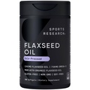 Urheilu Tutkimus Pellavaöljy Softgels 1242mg - Kasvipohjainen Omega 3 täydennysosa naisten ja miesten - ei-GMO todennettu, soija & gluteeniton (200 Count)