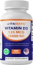 Vitamiini D3 5000 IU (125 mikrog) 