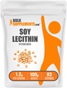 BulkSupplements.com Soy Lecithin Powder - Lecithin Supplement, Ravintolisä, Food Grade - Gluteeniton, 1,2 g per tarjoilu, 100g (3.5 oz) (Pakkaus 1)