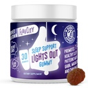FlavCity Melatoniini uni Gummies aikuisille, valot pois gummy - pureskeltava uni tuki täydentää kasvipohjainen GABA, magnesium ja kamomilla syvään ja rauhallinen bedtime, 30 päivän tarjonta
