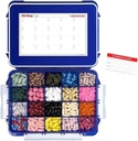 20 Komponentti UV-suojattu suuri kobolttisininen pilleri tapauksessa ilmanpitävä tiiviste, roiskeet Proof, silikoni Tiiviste Vedenpitävä Med Box lääkepakkaus (Cobalt Blue, 20 Osasto - 1 pakkaus)
