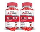 Perusteltu laboratorio (2 pakkaus Keto Rush Keto ACV Gummies Advanced Formula 1000MG Powder B12 Vegan Non GMO 120 Gummys