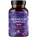 Kasvi.O Premium Magnesium Supplement [Vegaanioksidi & Sitraatti, 500 mg] Korkea Imeytyminen Complex uni, rauhallinen, Lihasrelakseri, luonnon energia, ei-GMO 120 kasviskapselit