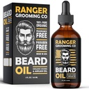 Leven Rose Parta Oil for Men and Beard Softener 100% Pure Natural for Parrakkaat miehet, viikset, ja Kosteutettu iho 1 oz Ranger Grooming Co