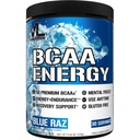 EVL BCAAs Aminohapot Powder - BCAA Energy Pre Trenout Powder for Muscle Recovery Lean kasvu ja kestävyys - kosteuttava post Treenaus Recovery Drink with Natural Cofeine - Blue Raz