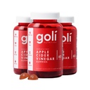 Goli Apple Siideri Viinietikka Gummy Vitamiinit - 180 Count - Vitamiinit B9 & B12, Liivate, Gluteenittomat, Vegaanit ja muut kuin muuntogeeniset