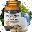 Mushroom Supplement Aivot Tuki Luomu Lions Mane, Cordyceps, Ginkgo Leaf, Gotu Kola + Lisää ...