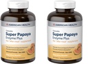 American Health Enzymes Chewable Super Papaya Enzyme Plus 360 tablettia (pakkaus 2)